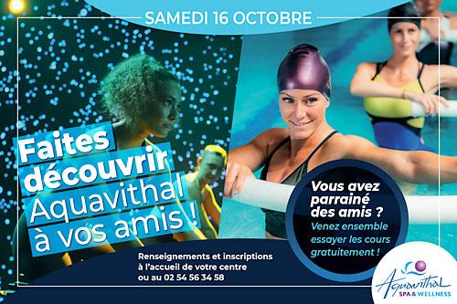 FAITES DÉCOUVRIR AQUAVITHAL À VOS AMIS ! FAITES DÉCOUVRIR AQUAVITHAL À VOS AMIS !